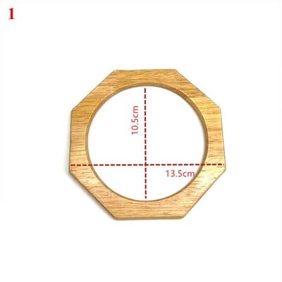Nová drevená rukoväť na tašku v tvare D, štvorcové popruhy na tašku, DIY diely na kabelky, klasická rukoväť na tašku, náhradné tašky, príslušenstvo