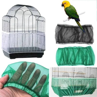 M/L putnu būra pārsegs Tīkla putnu būra korpusa vāks svārki slazdi Clean Cage
