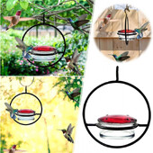 Hummble Slim Hummingbird Feeder Kovové kŕmidlo pre kolibríky Závesné kovové kŕmidlo pre kolibríky Okrúhle kŕmidlo pre kolibríky