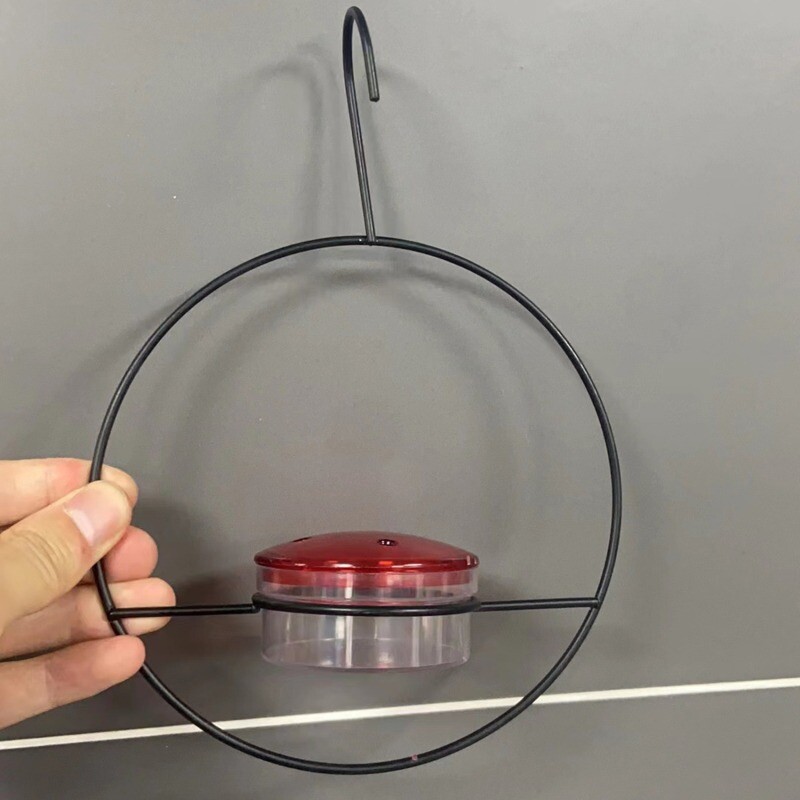Hummble Slim Hummingbird Feeder Kovové kŕmidlo pre kolibríky Závesné kovové kŕmidlo pre kolibríky Okrúhle kŕmidlo pre kolibríky