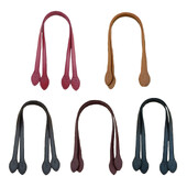 2 vnt odinių rankenų patvarūs pečių krepšiai, nuimami diržai, moteriški lapų rankenos dirželiai „pasidaryk pats“ rankų darbo keičiamas rankinės dirželis 61 cm