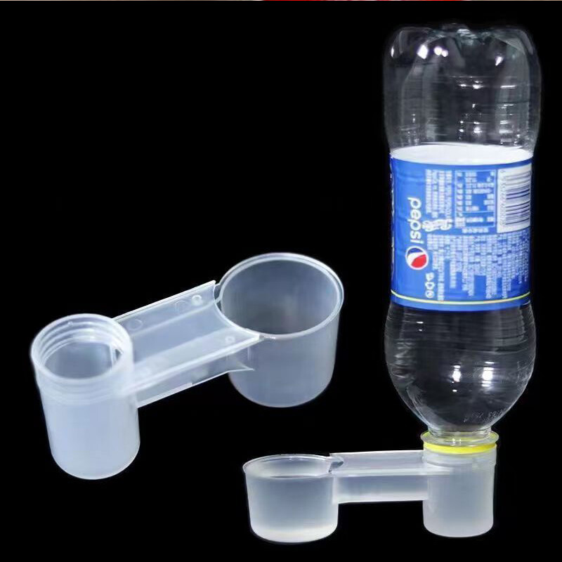 Plastová miska na vodu pre domáce zvieratá, vtáky, holubice, prepelice, fľaše na vodu, mačky, kurčatá, holuby, papagáje, škrečky, dvojité trysky, vodný sprievodca pre vtáky