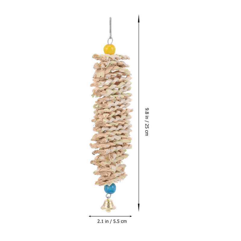 Žuvacia hračka pre papagáje, hračky pre mačky, veľké vtáky, závesná klietka pre papagáje, kukurica, zaujímavé ozdoby