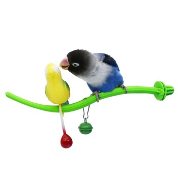 Parakeets Perch Birdcage Stand Toy Parrots Swing Toy Birdcage Playstand Cockatiel Budgies Screw Perch Cage Cage Γωνιακή βάση