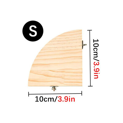 Vėduoklės formos papūgos medinis stovas paukščių narvų priedai Ešeriai mažiems gyvūnams šinšiloms voverėms žiurkėnų paukščiams