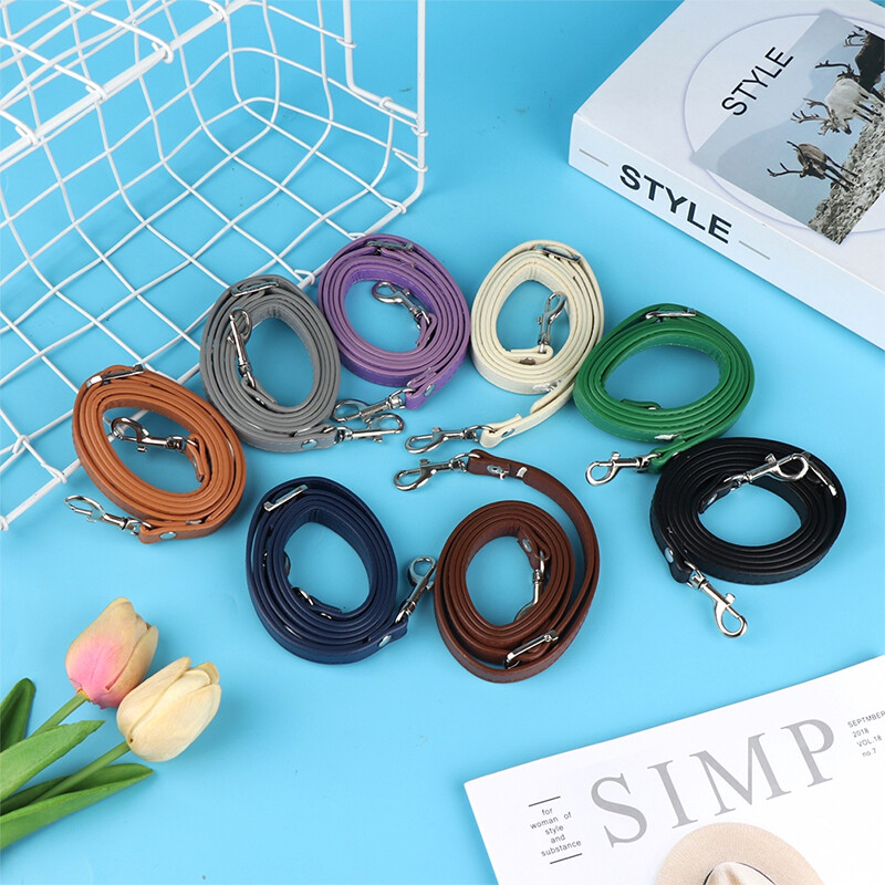 PU bőr válltáska pántos táska fogantyúk barkács csere pénztárca fogantyú ezüst csat kézitáska övekhez Szíjtáska tartozékok