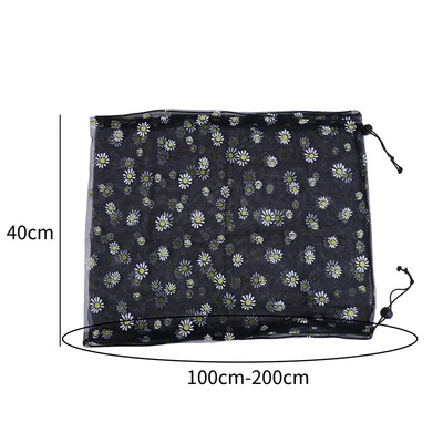 Capac pentru cușcă de păsări Plasă de nailon Păsări Papagal Blocare praf Hotă de protecție din țesătură respirabilă Accesorii pentru cușcă de curățare ușoară