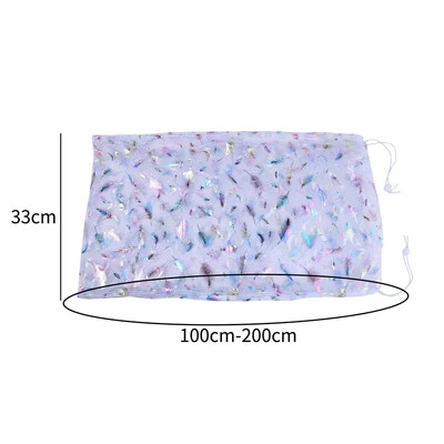 Capac pentru cușcă de păsări Plasă de nailon Păsări Papagal Blocare praf Hotă de protecție din țesătură respirabilă Accesorii pentru cușcă de curățare ușoară