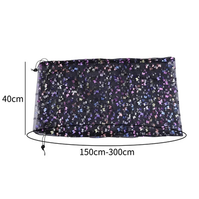 Capac pentru cușcă de păsări Plasă de nailon Păsări Papagal Blocare praf Hotă de protecție din țesătură respirabilă Accesorii pentru cușcă de curățare ușoară