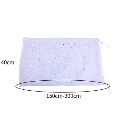 Capac pentru cușcă de păsări Plasă de nailon Păsări Papagal Blocare praf Hotă de protecție din țesătură respirabilă Accesorii pentru cușcă de curățare ușoară