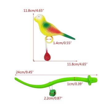 Аксесоари за клетка за папагали Стойка за кацалки Пластмасова платформа Играчка за клетка за птици