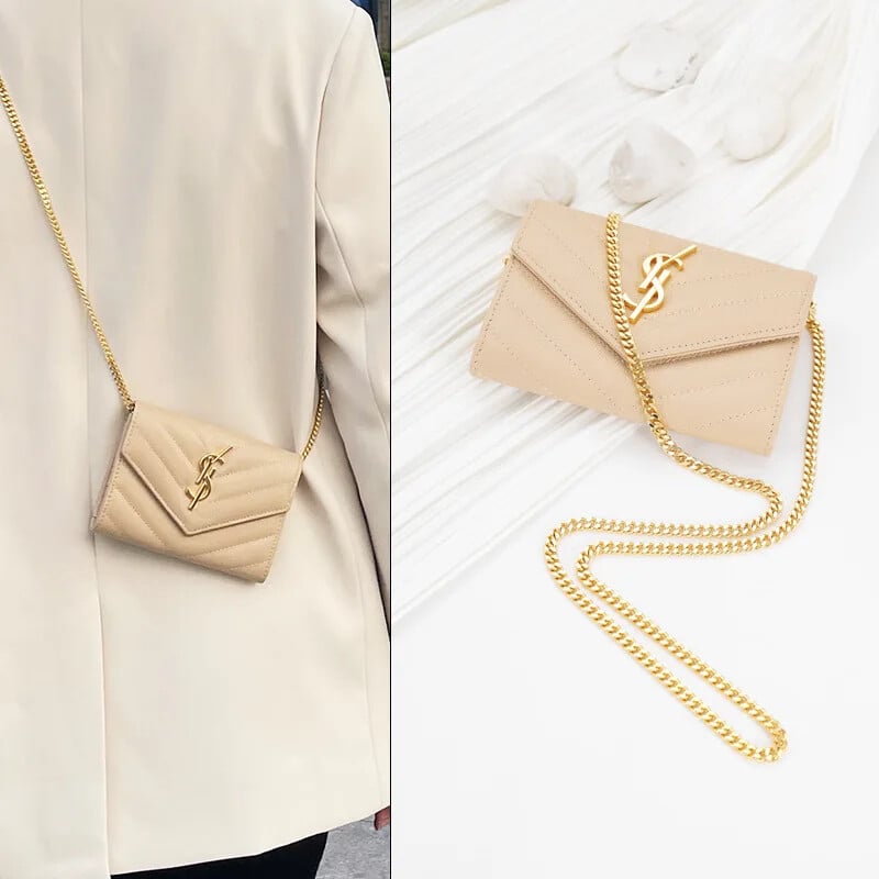 Doplnok k taške Santo LCA, kovová retiazka pod pazuchu, crossbody kabelka cez rameno, vlastný ručne vyrobený vnútorný ramenný popruh, doplnky