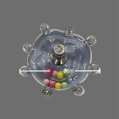 Papūgos žaislai NSO besisukantys linksmi žaislai paukščiams, spalvingi ratukai, atpalaiduojantis žaislas paukštelis, linksmas įkandimo žaislas, nerūdijančio plieno naminių gyvūnėlių reikmenys