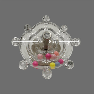 Papūgos žaislai NSO besisukantys linksmi žaislai paukščiams, spalvingi ratukai, atpalaiduojantis žaislas paukštelis, linksmas įkandimo žaislas, nerūdijančio plieno naminių gyvūnėlių reikmenys