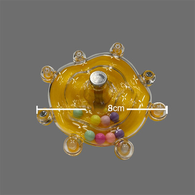 Papūgos žaislai NSO besisukantys linksmi žaislai paukščiams, spalvingi ratukai, atpalaiduojantis žaislas paukštelis, linksmas įkandimo žaislas, nerūdijančio plieno naminių gyvūnėlių reikmenys