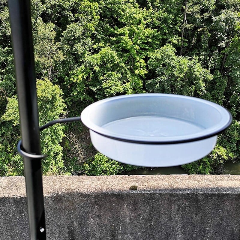 Kŕmidlo na vtáky, plošinové kŕmidlo, miska na vodu pre vtáky, závesná vtáčia vanička pre vonkajšie použitie, terasu, papagájový strom, záhradu, nádvorie