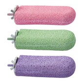 Papagájsügér, madártartó, ág, gyanta, álló mancs köszörűpálca,