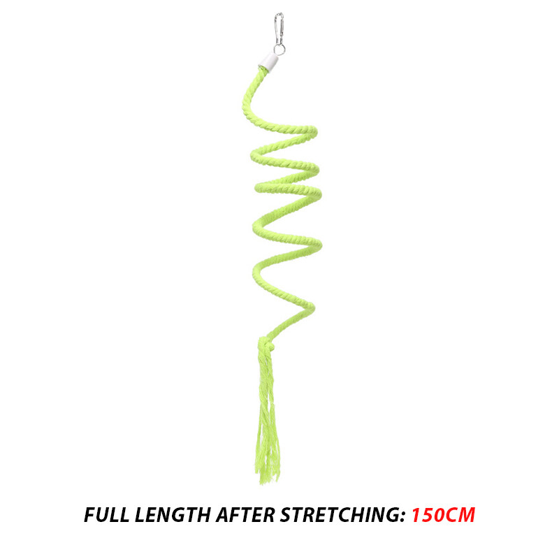 1 db Véletlenszerű szín S/M madárketrec Kiegészítők Játékok papagájoknak Madárrágó Hegymászó hinta Kisállatkellékek Jouet Pour Perroquet D9096