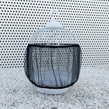 Κάλυμμα Birdcage Mesh Κάλυμμα πουλιών Parrot Dust Blocking αναπνεύσιμο υφασμάτινο πλέγμα προστατευτική κουκούλα Εύκολο καθάρισμα Αξεσουάρ κλουβιού