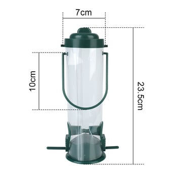 Висяща хранилка за птици Стоки за домашни любимци Външна декорация Хранилка със семена за диви птици Градина Paddock Инструмент за хранене на птици