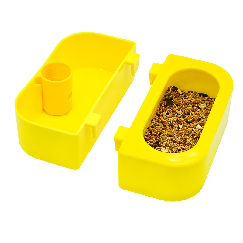 1 vnt. Paukščių tiekimo dubuo daugiafunkcinis pakabinamas papūgos maitinimo dėžutė, apsauganti nuo išsibarstymo, apsauganti nuo purslų balandžių vandens dubuo paukščių narvas