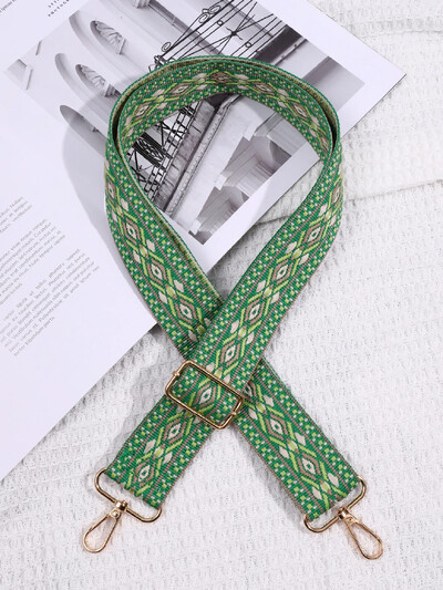 Jednoduchá dámska kabelka, náhradný popruh, široký ramenný popruh, dlhý crossbody, kabelky v etnickom štýle, doplnky