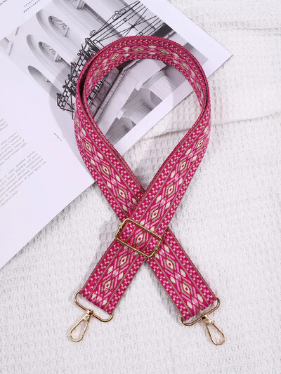 Jednoduchá dámska kabelka, náhradný popruh, široký ramenný popruh, dlhý crossbody, kabelky v etnickom štýle, doplnky