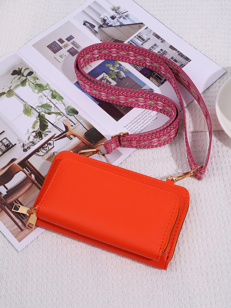 Jednoduchá dámska kabelka, náhradný popruh, široký ramenný popruh, dlhý crossbody, kabelky v etnickom štýle, doplnky