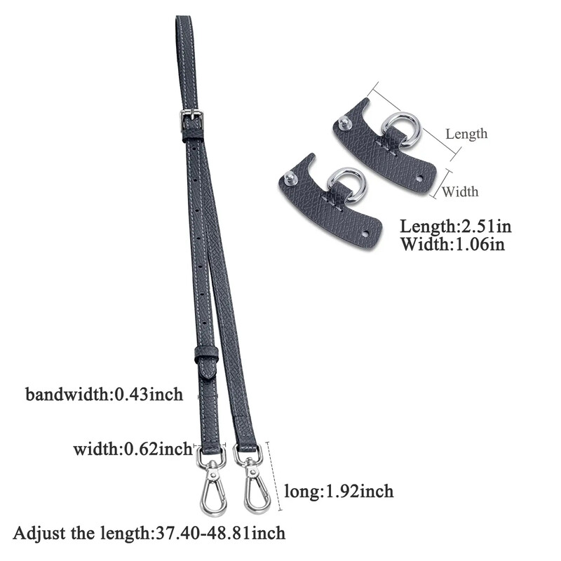 Σετ λουράκια τσάντας για δερμάτινα αξεσουάρ μίνι τσάντα LONGCHAMP DIY Μετασχηματισμός Punch Δωρεάν Μετατροπή χιαστί ώμου