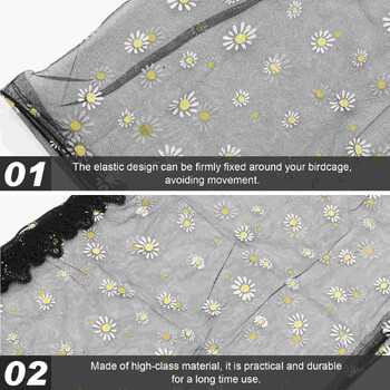 Декоративна клетка за птици Марля Покривало за клетка за птици Бонсай Многофункционален консуматив Защитна мрежа Аксесоари