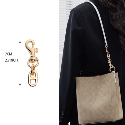 1 buc. Lanț de extensie pentru geantă Poșetă cu lanț în formă de inimă, curea pentru geantă de mână, cataramă pentru agățat, lanț de bricolaj, farmec, accesorii pentru geanta de umăr