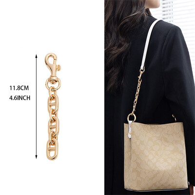 1 buc. Lanț de extensie pentru geantă Poșetă cu lanț în formă de inimă, curea pentru geantă de mână, cataramă pentru agățat, lanț de bricolaj, farmec, accesorii pentru geanta de umăr