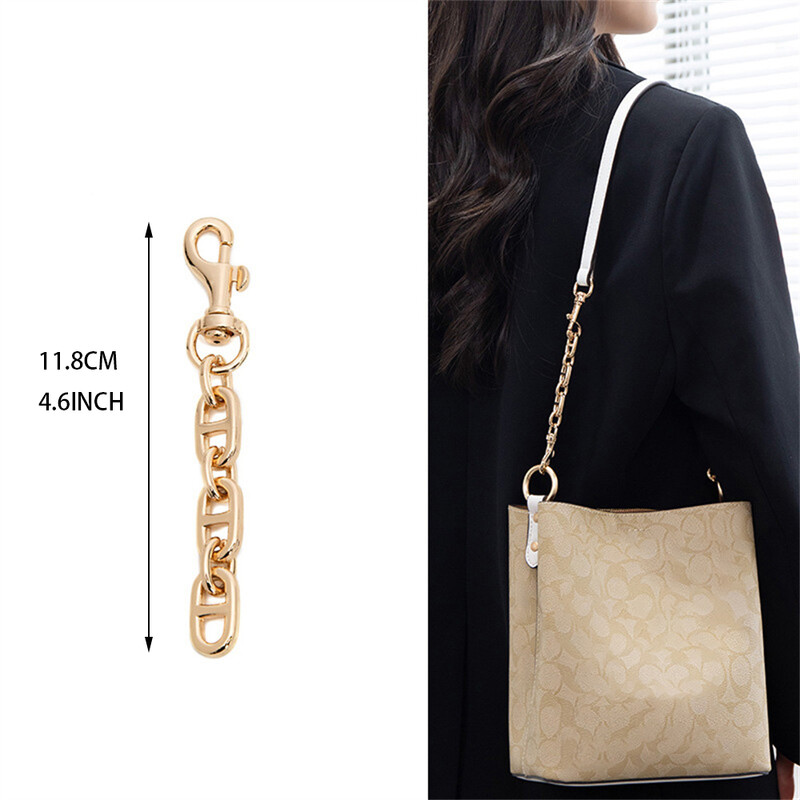 1 buc. Lanț de extensie pentru geantă Poșetă cu lanț în formă de inimă, curea pentru geantă de mână, cataramă pentru agățat, lanț de bricolaj, farmec, accesorii pentru geanta de umăr