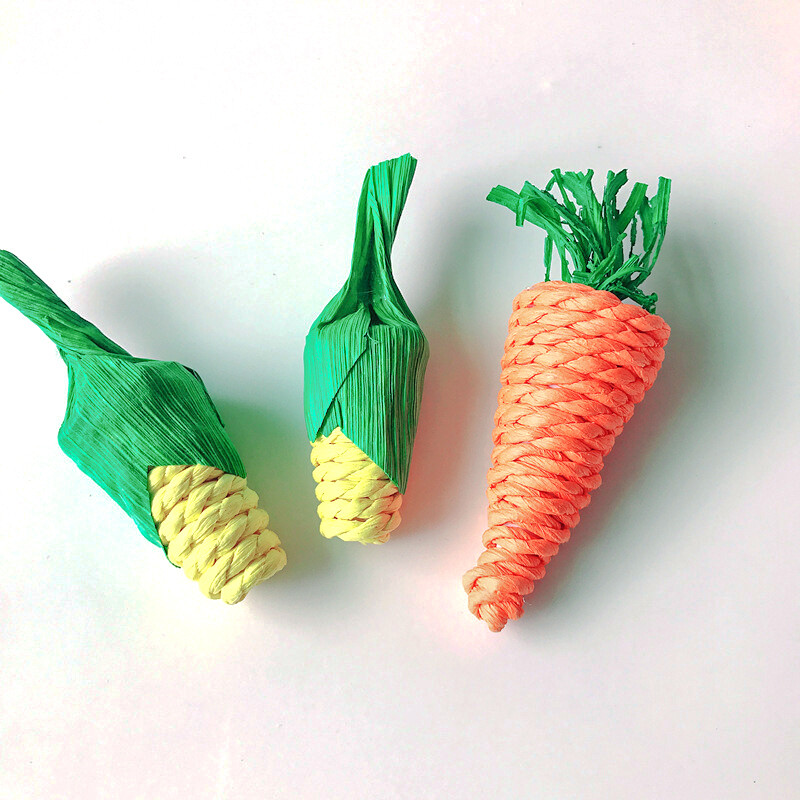 Παπαγάλος Chew Grind Teeth Παιχνίδι Πουλί Χάμστερ Κουνέλι Παιχνίδι Πουλιά Κούνια Κλουβί Κρεμαστό αξεσουάρ Χειροποίητο καρότο καλαμπόκι αμπέλου παιχνίδι μπάλα