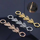 1 db Butterfly pénztárca hosszabbító lánctáska láncszíj kézitáska vállpánt lánc barkács fém lánchosszabbító