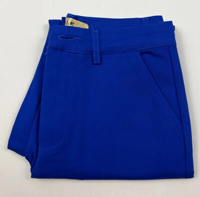 Jarné letné dámske kancelárske nohavice s vysokým pásom, po členky, elegantné úzke nohavice, elastické bavlnené, nadrozmerné, 4xl