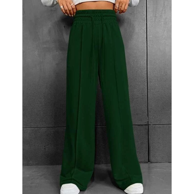 Ikdienas, vienkrāsainas, taisnas sporta bikses Sieviešu sporta bikses, brīvas bikses, platas āra deju ikdienas ielas apģērba bikses sievietēm