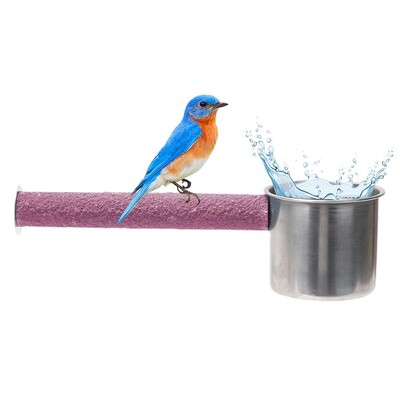 Biban de păsări Biban de păsări Colorate Biban de păsări Biban de cușcă mare de păsări Biban pentru papagali Biban de păsări din lemn Cu cioc Pasăre de piatră