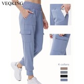 Ενδύματα εργασίας αθλητικά γυναικεία παντελόνια γυμναστικής, στενά αναπνεύσιμα παντελόνια γυμναστικής για τρέξιμο, τσέπες παντελόνια για γιόγκα