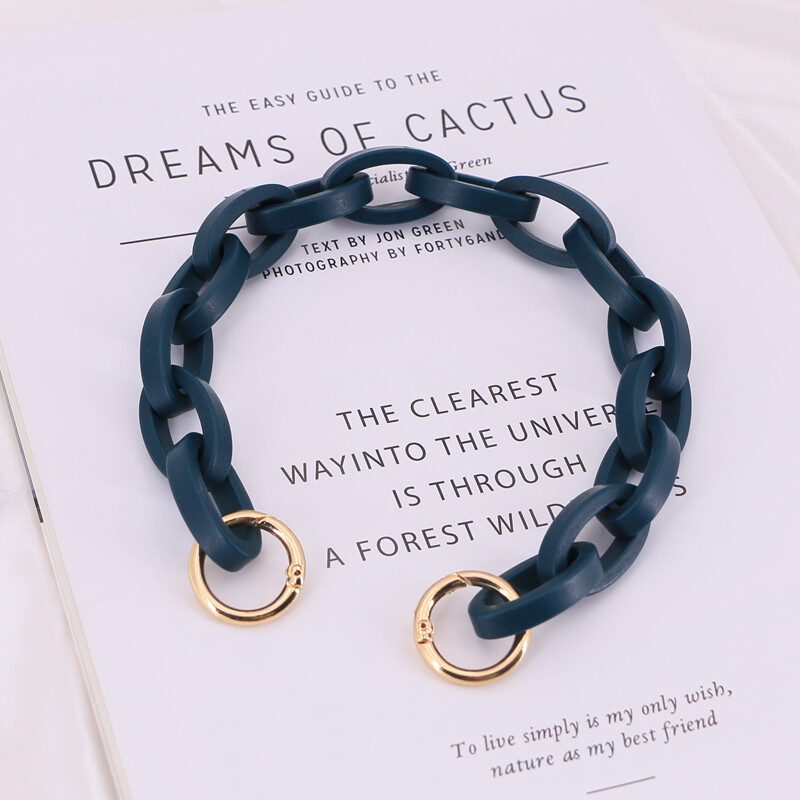 DIY Chunky akril láncpánt kézitáska táskákhoz Candy Color vállpánt 30 cm-130 cm akril kézitáska válltáska lánc