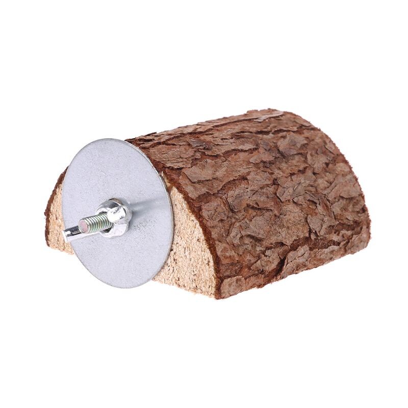 Papūgos paukščio ešerio žaislas medinis stovo laikiklis platforma Voverė šinšila žiurkėno laikiklis narvas Žaislas Priedai Paukščių reikmenys