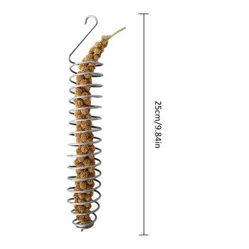 Хранилка за птици от неръждаема стомана Държач за кошница за плодове и зеленчуци Контейнер за устройство за хранене Играчка за обучение на птици Нови консумативи за домашни любимци Kuş Bezi