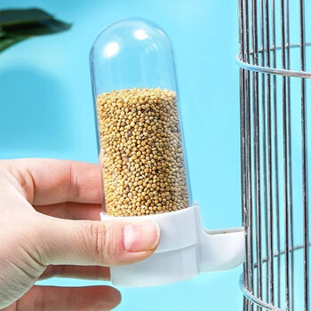 Pet Bird Water Feeder Parrot Water Dispenser Bird Cage Suspended Automatic Water Dispenser Bird Feeder