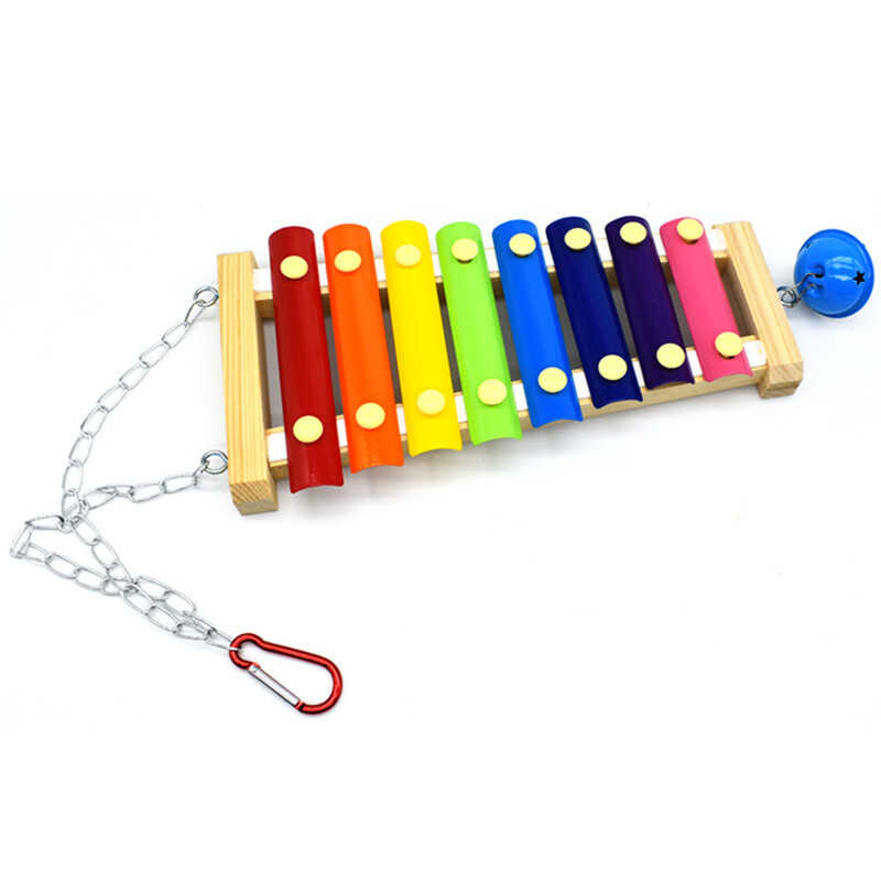 Igračke za papige Viseći ksilofon Igračka za ugrize Žvakaća igračka za ptice sa zvončićima Za kokoš Ptica Papiga Papagaj Papagaj Pribor za kavez
