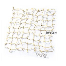 60*60cm Mreža za penjanje za papige Igračka za ptice Mreža za ljuljanje Konop za ptice Mreža za viseću mrežu s kukom Viseća ptica Penjačka igračka za grickanje