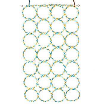 Модна играчка за люлка за папагал, ленено въже, мрежа за катерене на птици, кука, лесно устойчива на влага, клетка за вълнисти папагали, стойка, люлка, играчка