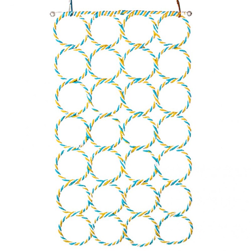 Moderna papagaiļa šūpoles rotaļlieta, lina virve, putnu kāpšanas tīkla āķis, viegli mitrumizturīgs budgie būris, asara statīvs šūpoles
