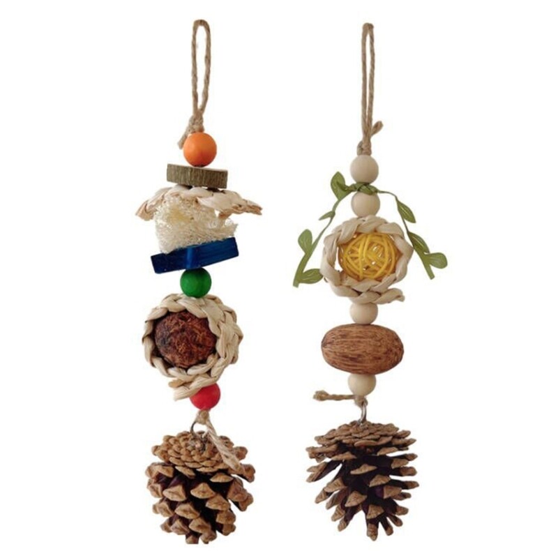 Igračka za žvakanje ptica Male loptice od štakora za žvakanje za činčile Zamorci Vjeverice Timothy Njega usne šupljine poboljšava zdravlje zuba