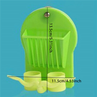 Naminių gyvūnėlių papūgos lesyklėlė Kabantis narvelis Vaisių ir daržovių talpyklos šėrimo puodelio stovo laikiklis Naminių gyvūnėlių narvelio priedai Reikmenys