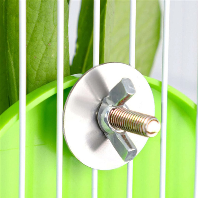 Naminių gyvūnėlių papūgos lesyklėlė Kabantis narvelis Vaisių ir daržovių talpyklos šėrimo puodelio stovo laikiklis Naminių gyvūnėlių narvelio priedai Reikmenys